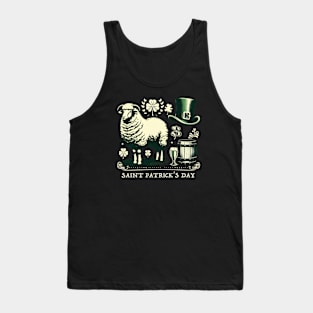 Saint Sheep - Saint Patrick's Day Tank Top